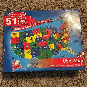 United States floor puzzle